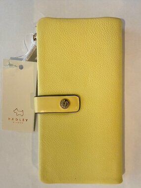 RADLEY London Larkswood 2.0 Leather Large Bifold Wallet, light yellow,